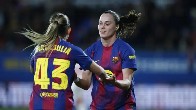 Al Barça le sobra la segunda mitad (12-1)