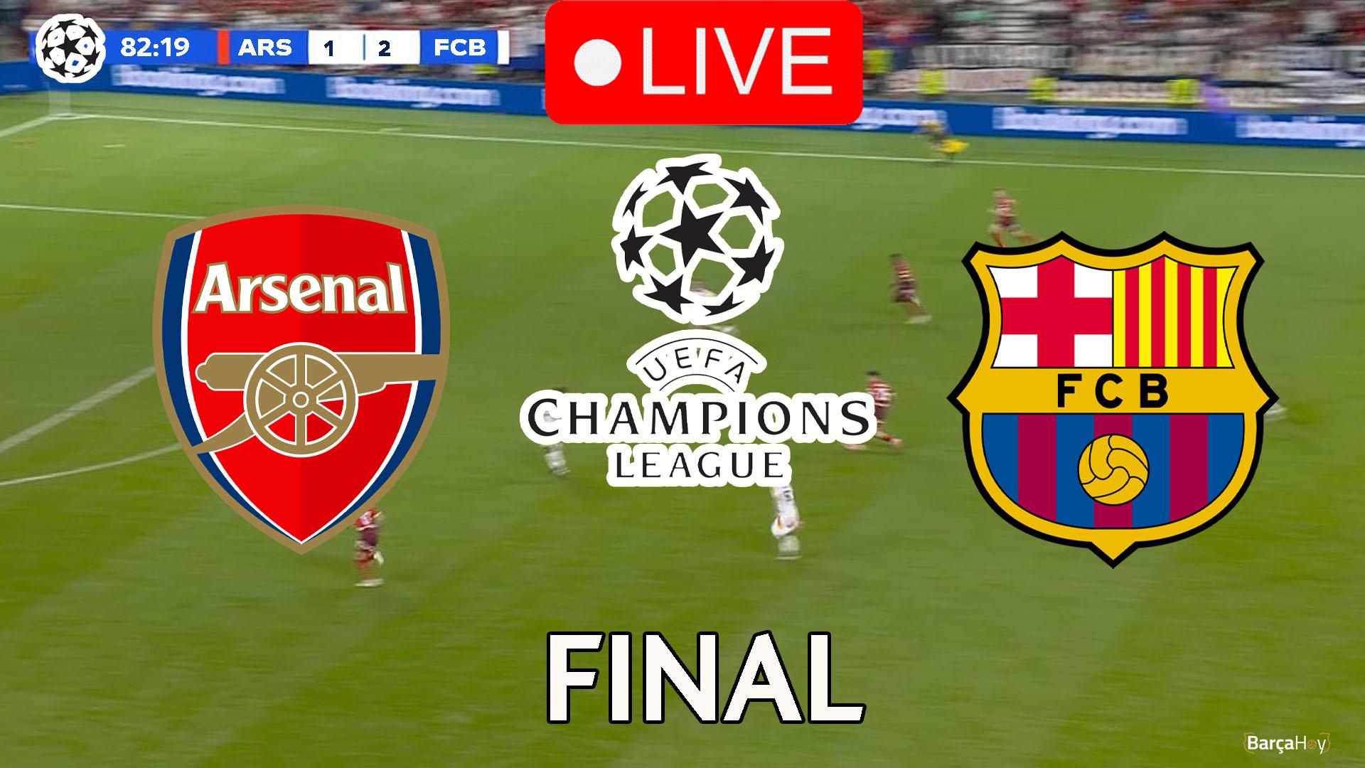 🔴EN VIVO || 🔥ARSENAL FEM FC BARCELONA FEMENINO EN VIVO 🏆FINAL CHAMPIONS FEMENINA🏆BARÇA HOY