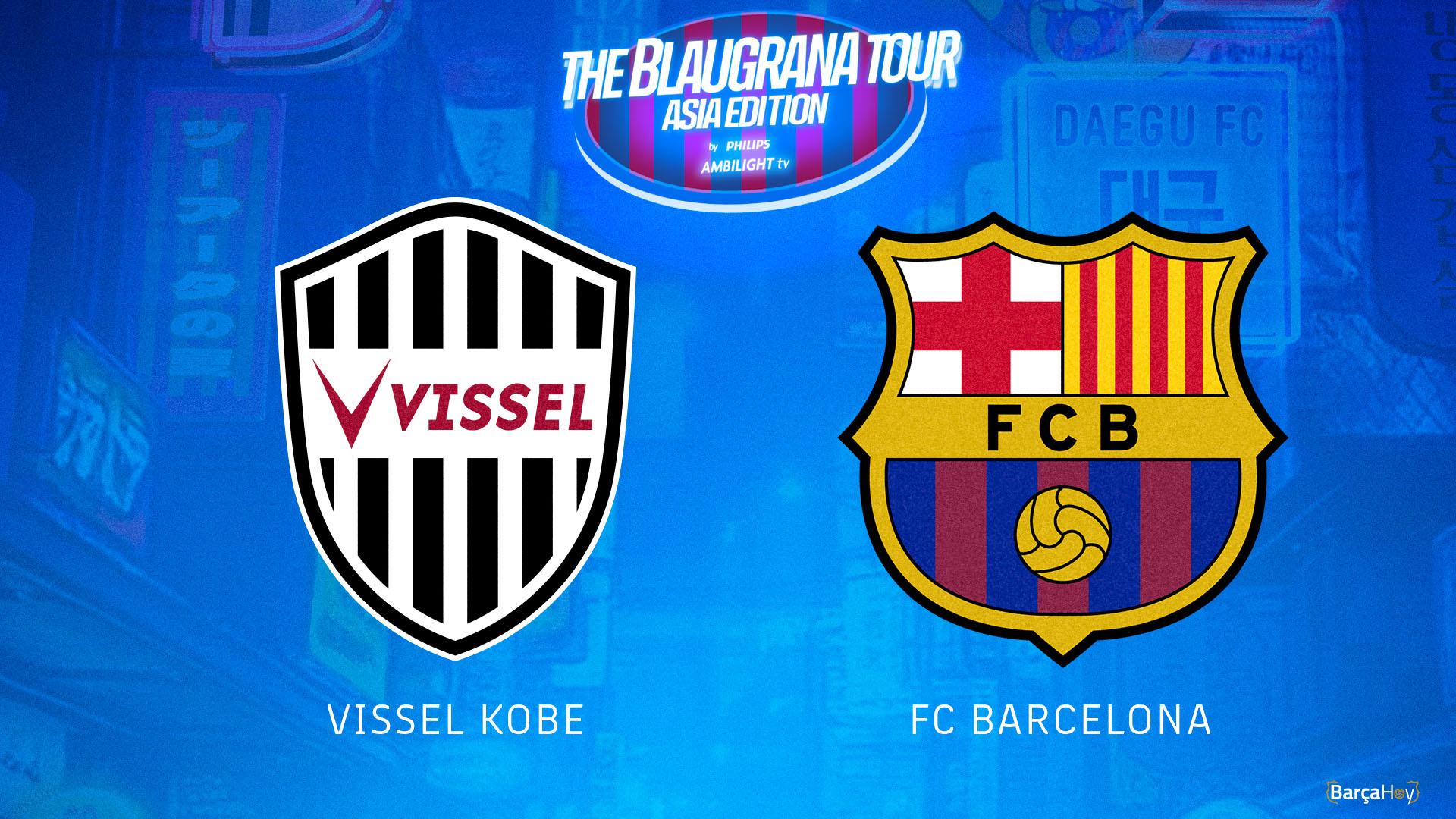 Los horarios y donde ver el partido Vissel Kobe-FCBarcelona